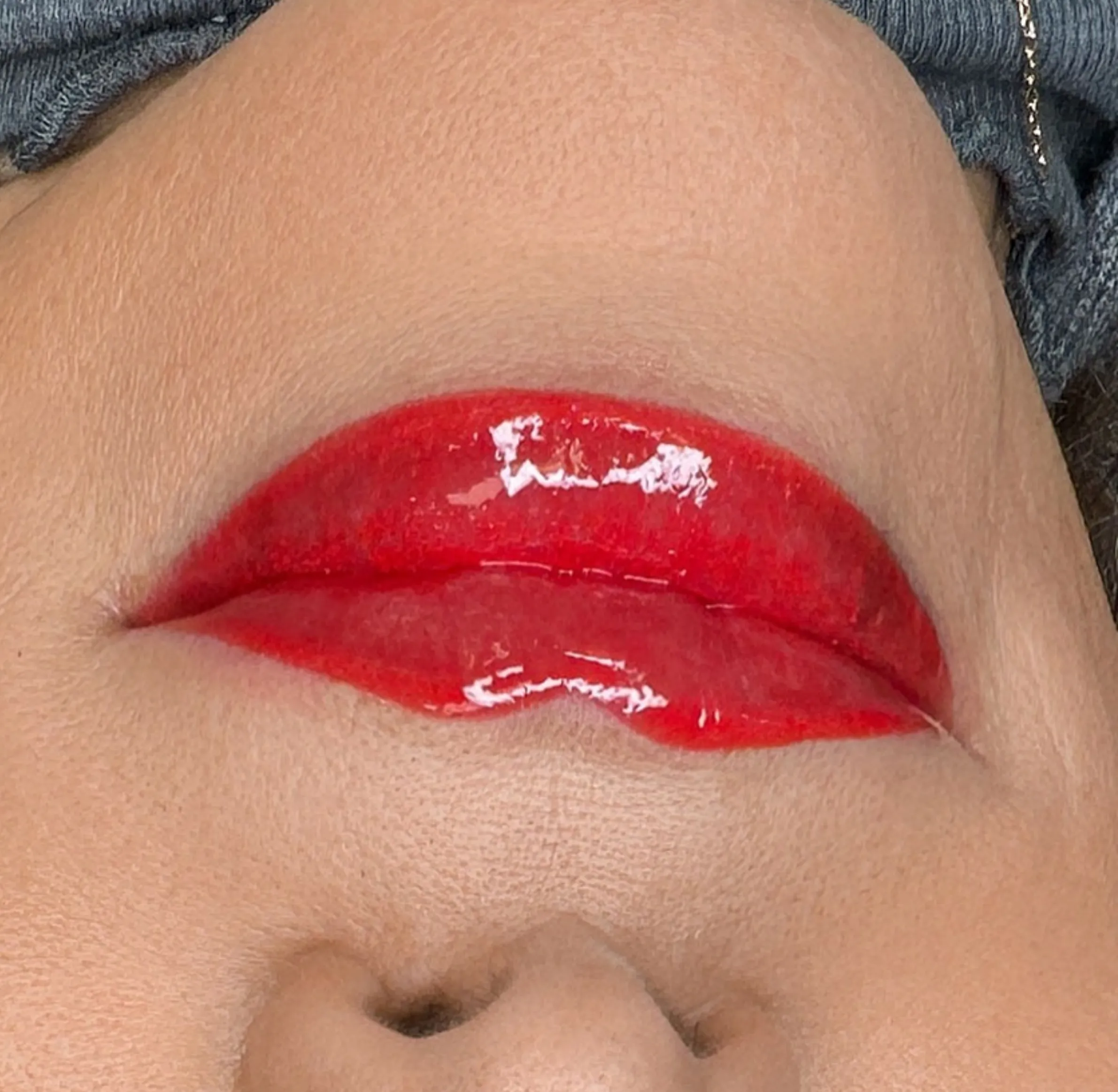 lip tattoo thin lips technique